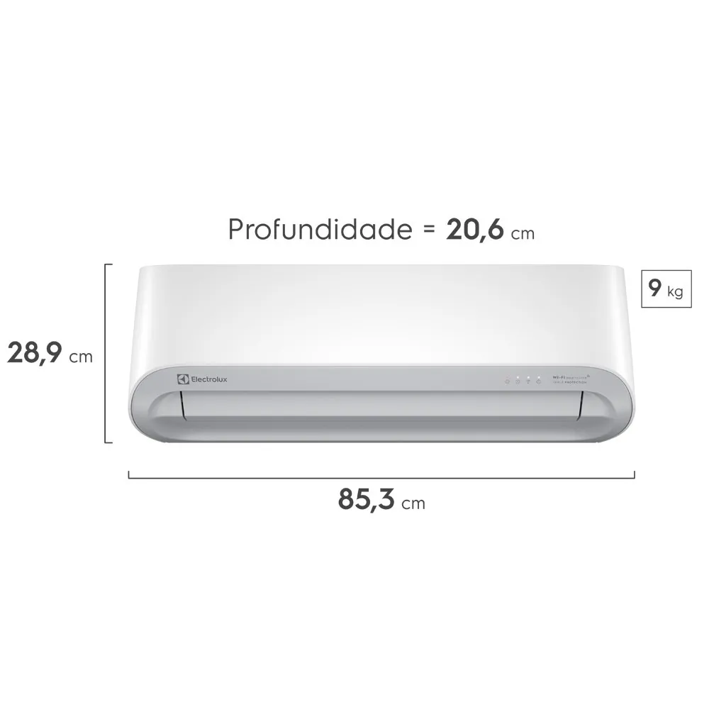Ar-Condicionado Split Electrolux 9.000 BTUs Color Adapt Frio com Wi-fi (YI09F/YE09F)
