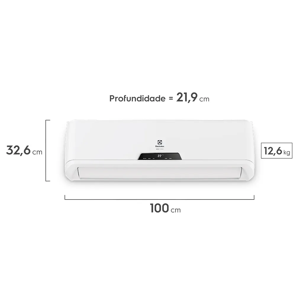 Ar-Condicionado Split Electrolux 18.000 BTUs Frio Linha Ecoturbo (VI18F/VE18F)