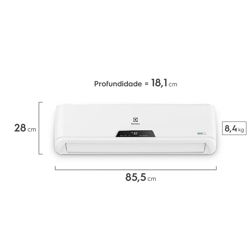 Ar-Condicionado Split Electrolux Inverter 9.000 BTUs Frio com Wi-fi (XI09F/XE09F)
