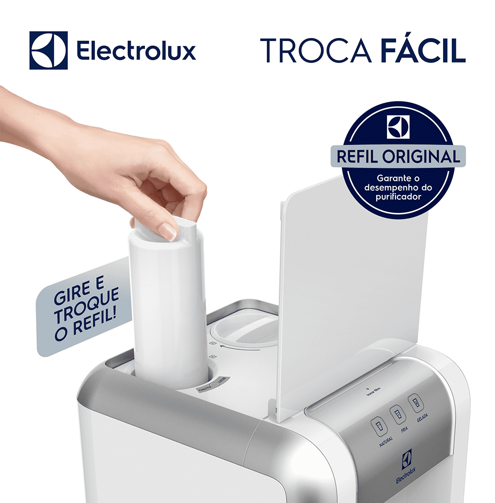Filtro/Refil Original de Água para Purificador Electrolux - PE10B / PE10X