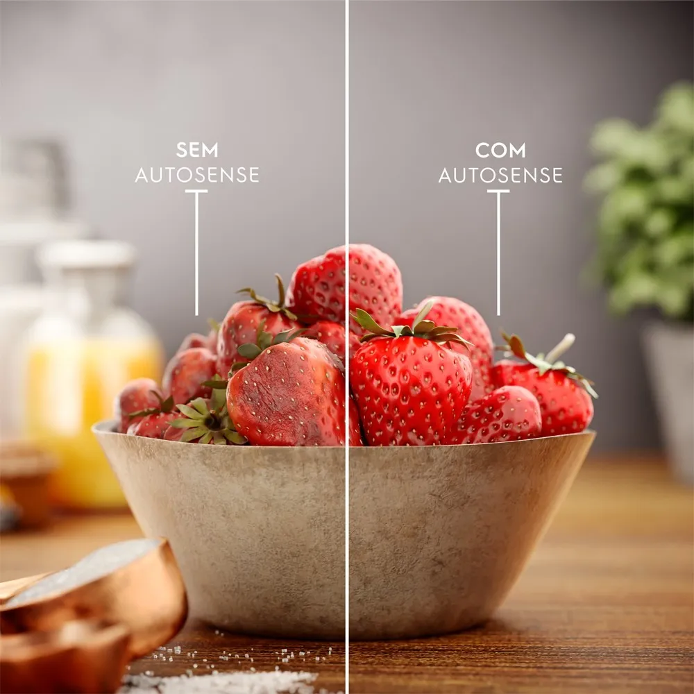 Geladeira Electrolux Frost Free com AutoSense 432L Efficient Duplex Inox Look (TF70S)