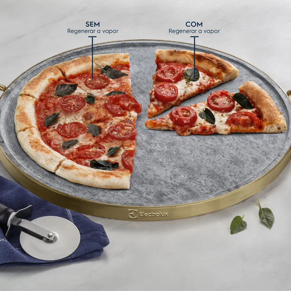Fogão 4 bocas Electrolux Cinza Experience Mesa de Vidro, 2 fornos e PerfectCook360 (FE4DG)