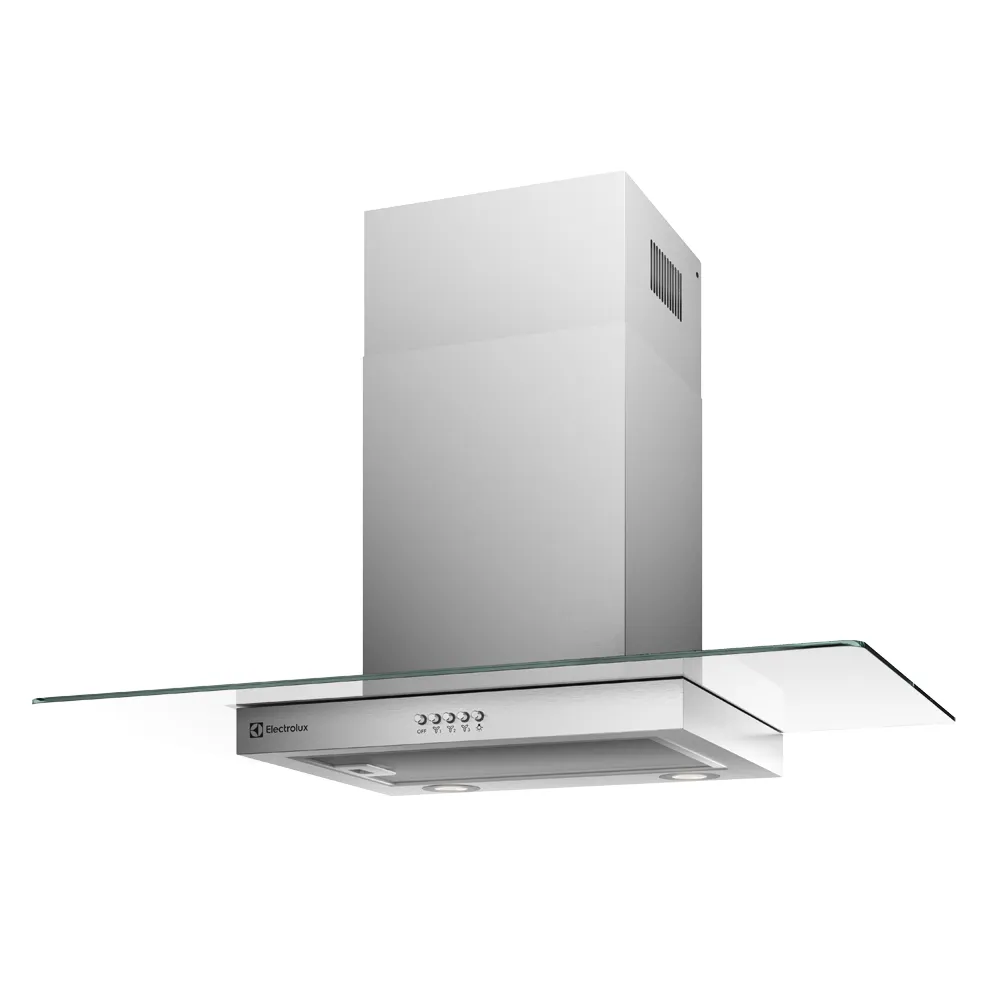Coifa de Parede Electrolux 90cm de Vidro Efficient com Luz de Led (CE9VX)
