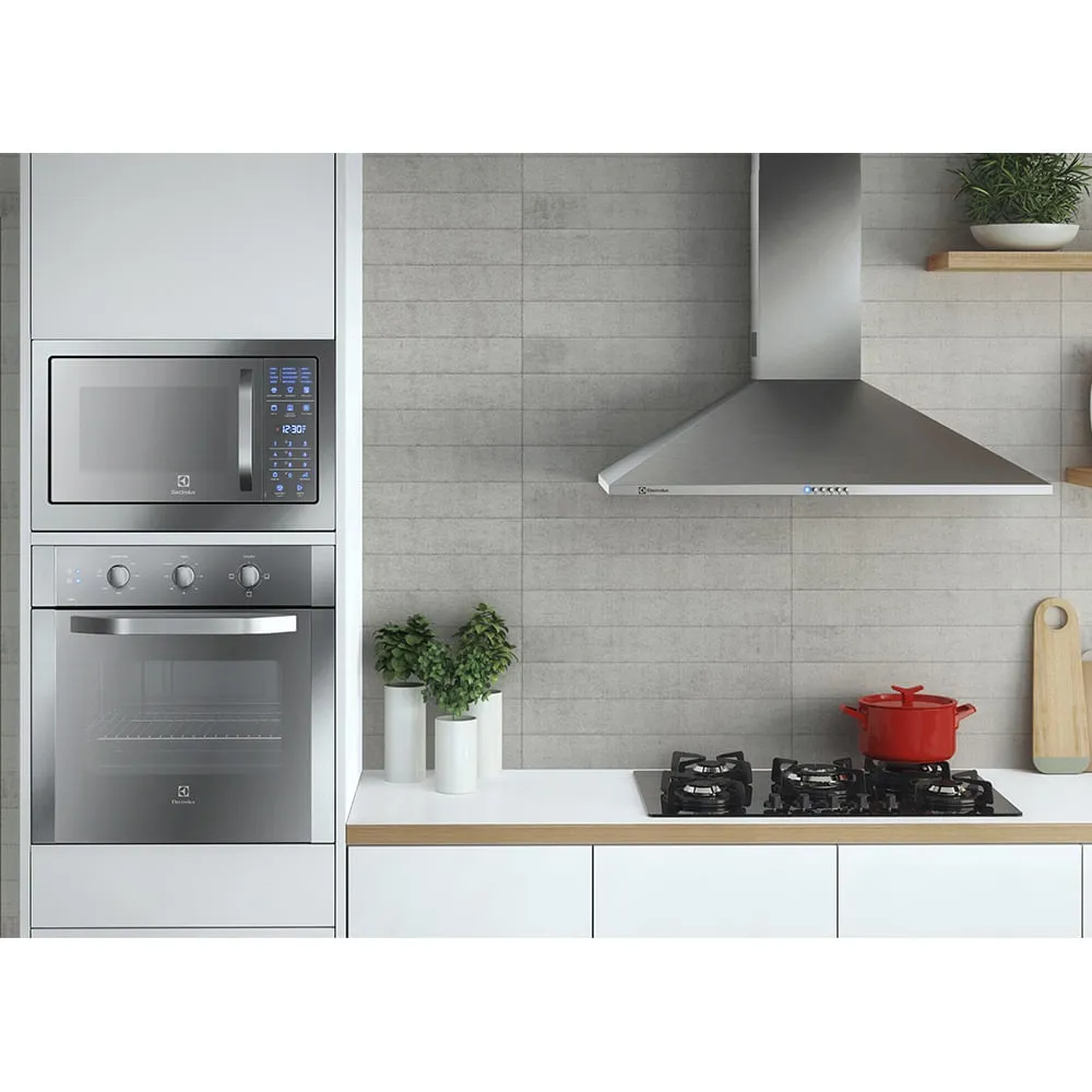 Forno de Embutir Electrolux Elétrico 80L com Grill Inox (OE8MX)