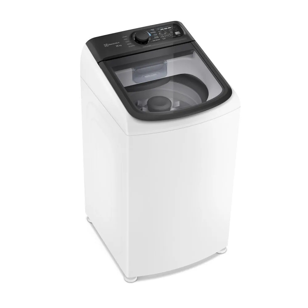 Máquina de Lavar Electrolux Efficient 13kg Branca Compacta, Econômica e Pré-diluição (LET13)