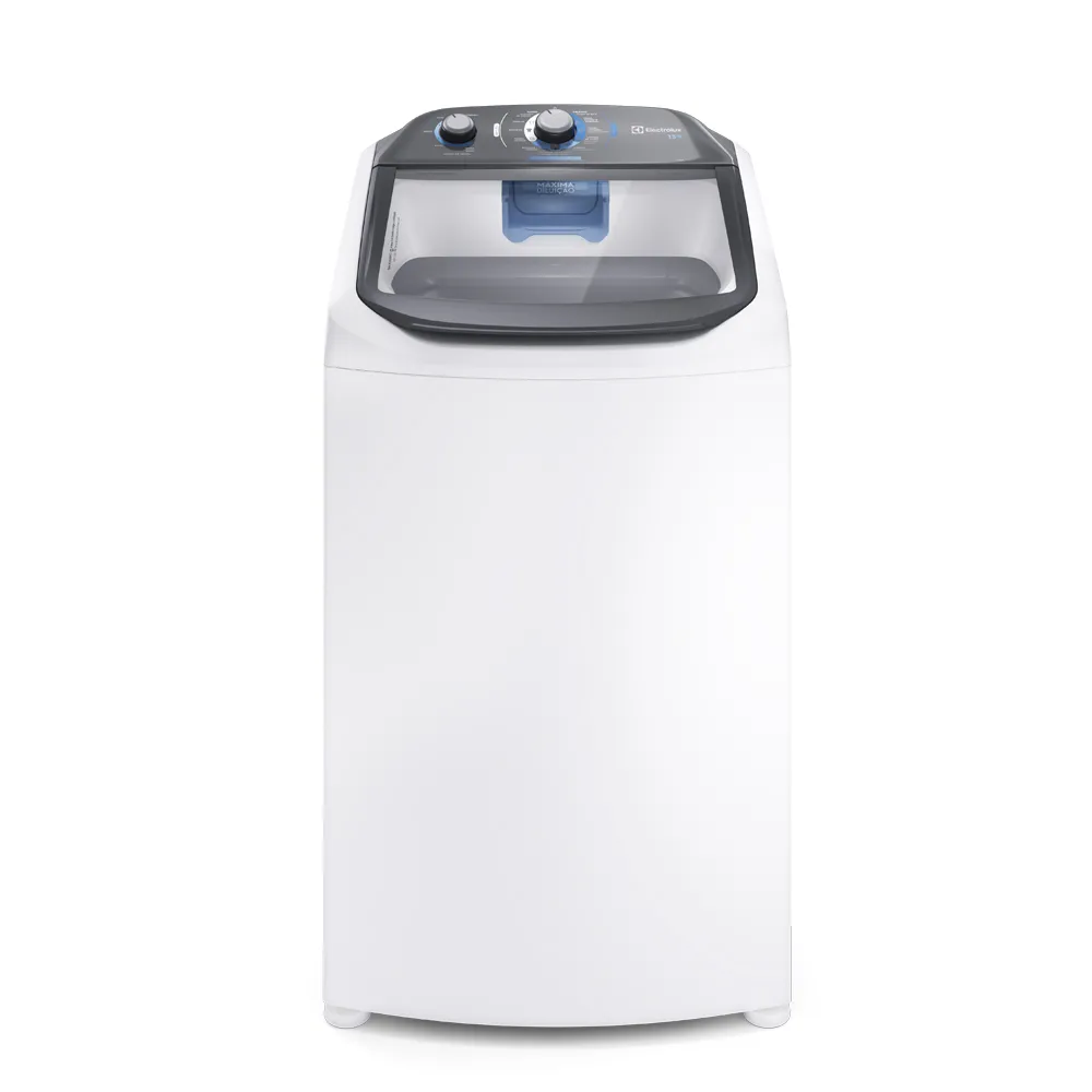Máquina de Lavar Electrolux 13kg Branca Efficient Duplo Dispenser, Cesto Inox e Máxima Diluição (LDA13)