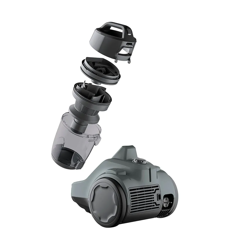Aspirador de Pó sem Saco Electrolux 1600W Easybox Silencioso com Filtro HEPA Preto (EAS30)