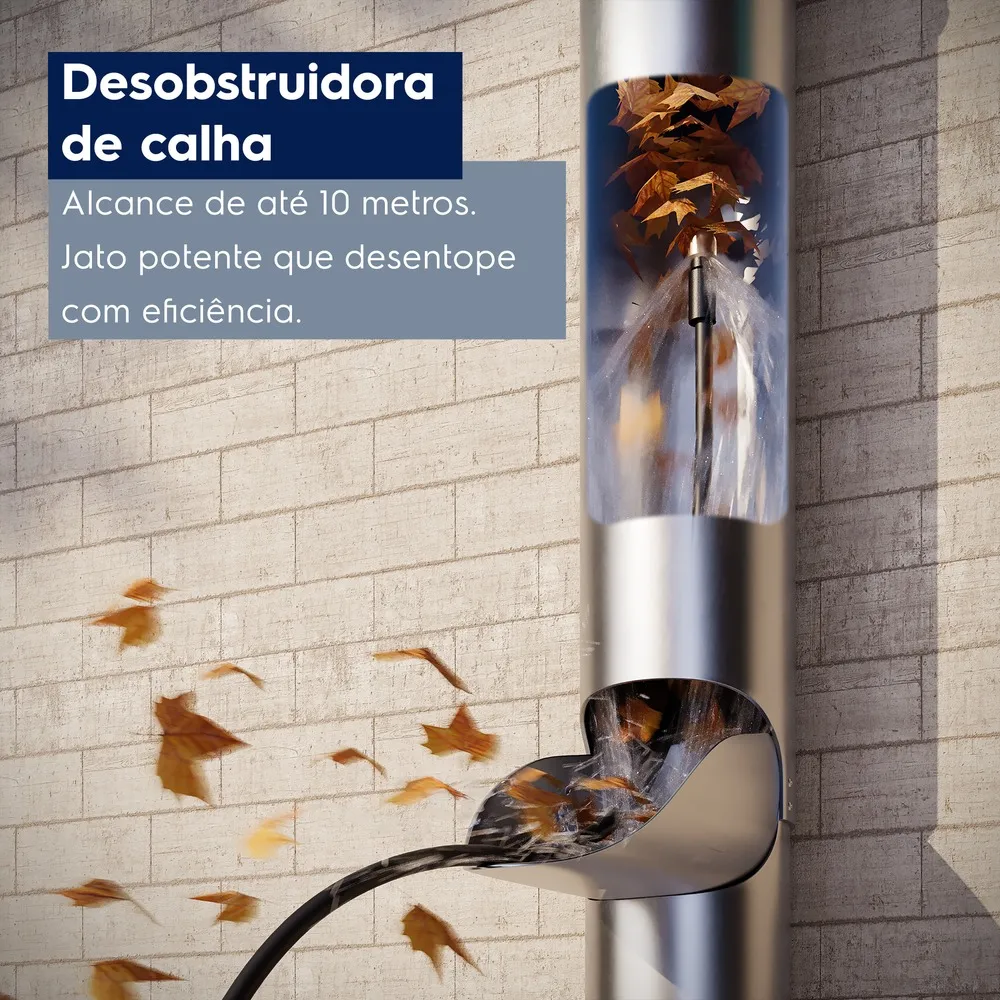 Lavadora de Alta Pressão Electrolux 2300PSI Motor Indução e Mangueira Desobstruidora (UPR2300)