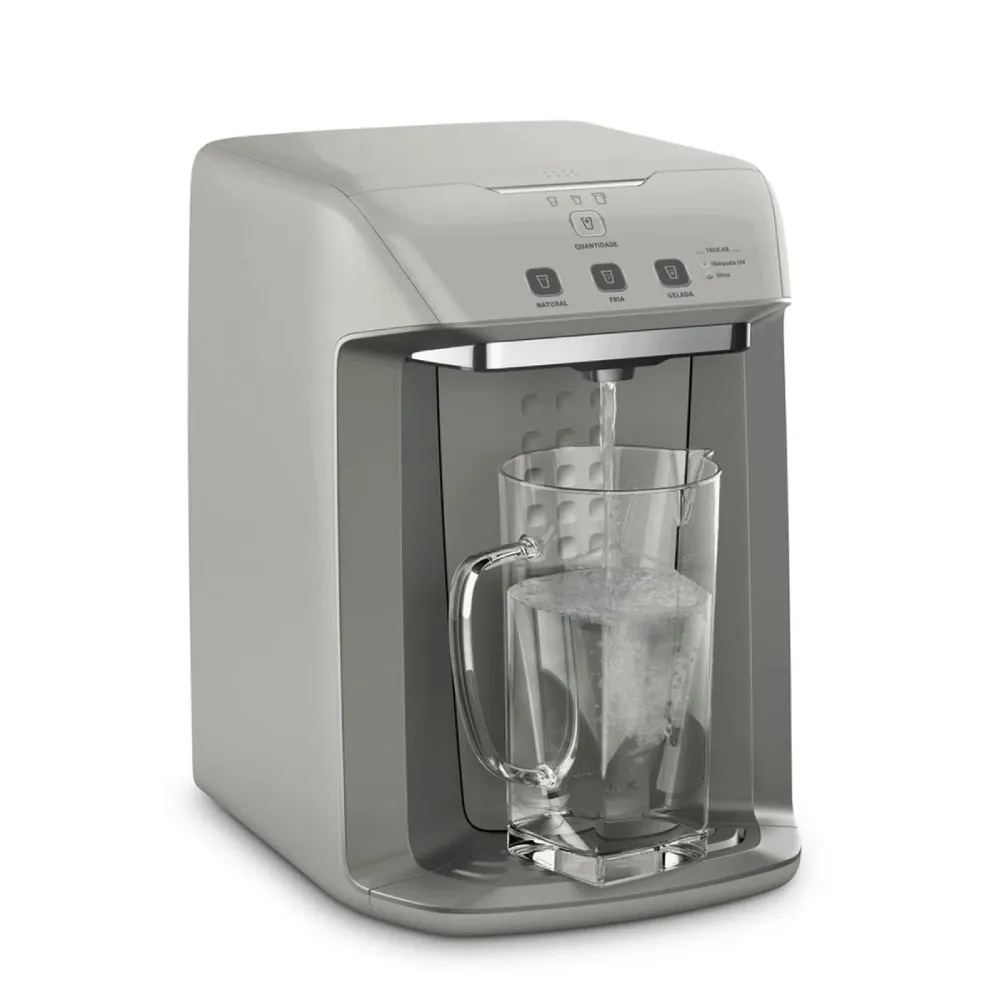 Purificador Electrolux Eletrônico c/ Painel Digital e Filtro Luz UV Bivolt Cinza (PA31G)