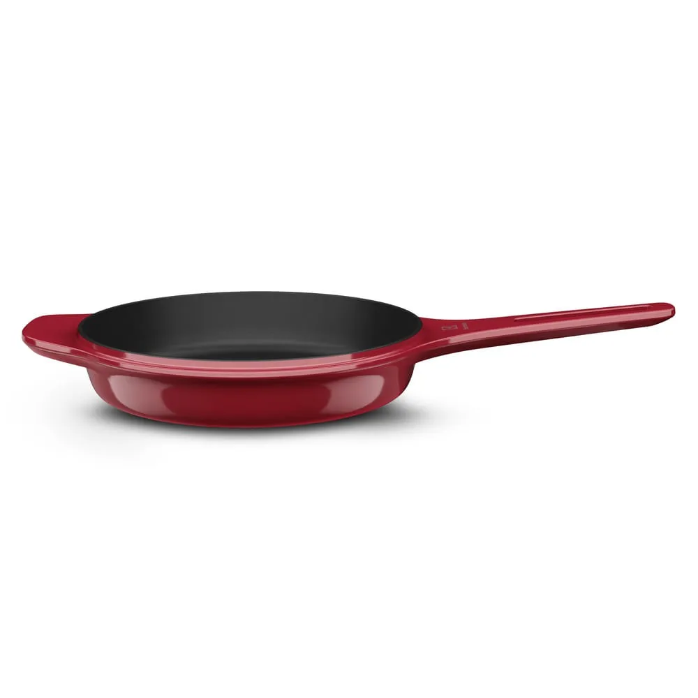 Frigideira de Ferro Fundido Esmaltado Electrolux Expert 26cm Vermelha