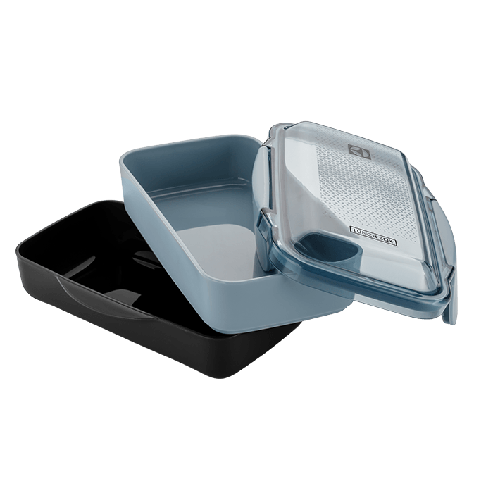 Kit de Marmiteiras Lunch Box Electrolux Preta 03 unidades